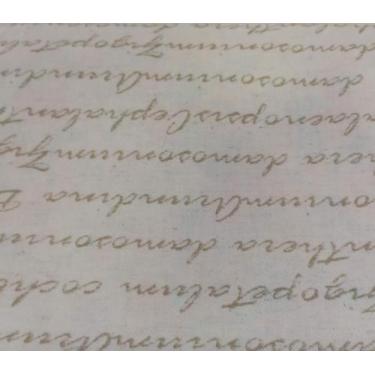 Imagem de Tecido Linho - Letras Bege - Via Decor