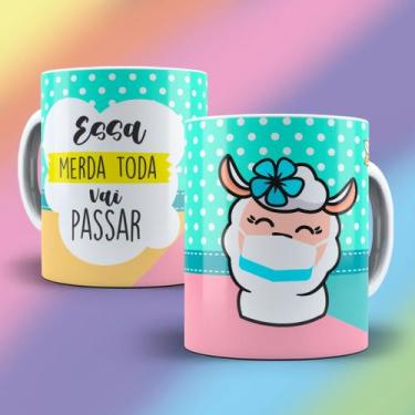 Imagem de Caneca Lhama Irritada Teu Cu Porr@ Caralh@ Diversos Modelos Insulto Ir