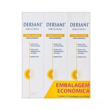 Imagem de Dersani Original Loção Oleosa Corporal Emb Econômica 3x200ml - Megalab