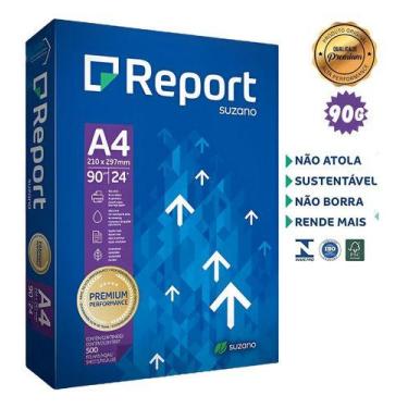 Imagem de Papel Sulfite A4 90g Premium Report Suzano 500 Folhas