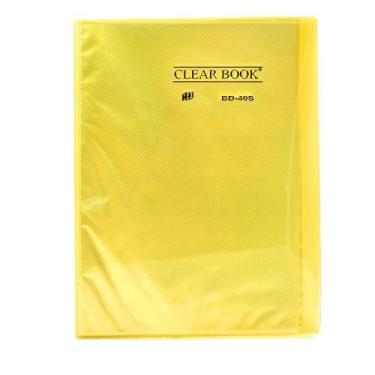 Imagem de Pasta Catálogo Ofício Yes 40 Envelopes BD40S Clear,  Amarelo