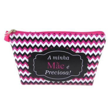 Imagem de Nécessaire Barquinho M Dia das Mães - Lk, Chevron pink