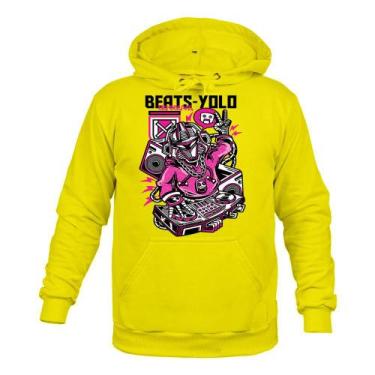 Imagem de Moletom 100% Algodão Flanelado Yolo - Surprass, Amarelo, G
