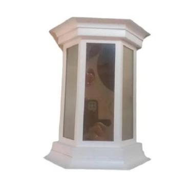 Imagem de Luminária Arandela Colonial Branca 1 Lamp. E27 - Metaldomado