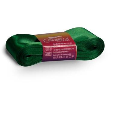 Imagem de Fita de Cetim 38MM 10M Verde Bandeira - Fitas Cinderela