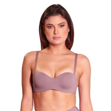 Imagem de Sutiã Alças Removíveis Duloren 831003 Com Bojo, Dln77, Berinjela, 42