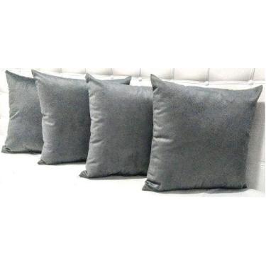 Imagem de Kit 2 Capas De Almofadas Decorativas Sued 45x45 - INGRID BORDADOS, Cin