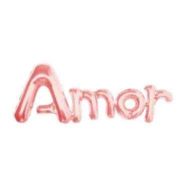 Imagem de Balão Metalizado Amor 96x42cm Festa Casamento Noivos - MC Presentes, R