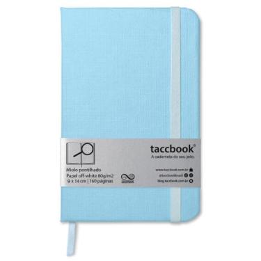 Imagem de Caderneta Pontilhada taccbook Azul (pastel) 9x14 Ríg.