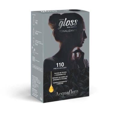 Imagem de Tonalizante Hidra Gloss 110 Preto Azulado - Acquaflora