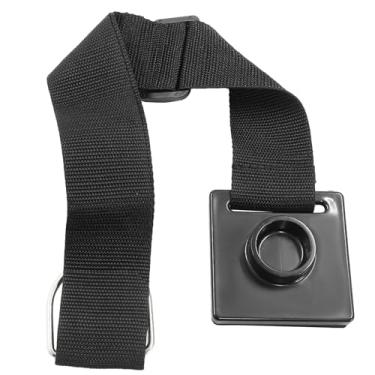 Imagem de Piutouyar 1 pacote com âncora de pino ajustável para violoncelo, preto antiderrapante, suporte de descanso para dispositivo antiderrapante para violoncelo, alça ajustável com almofada espessa