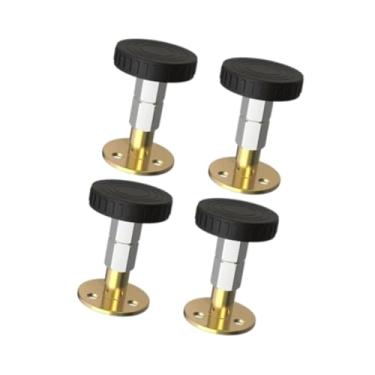 Imagem de IEUDNS 4 pçs cabeceira rolhas cabeceira estabilizadores proteção de parede cama quadro suporte para camas sofá cabeceiras de parede, Altura 67 a 87 Mm