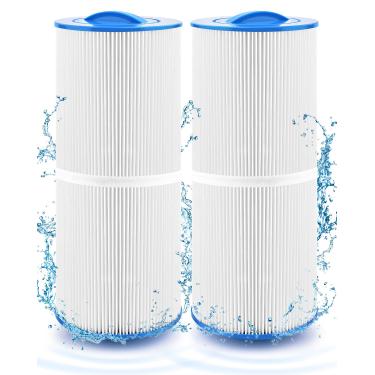 Imagem de PACETAP Filtro de spa substitui para Unicel 6CH-960, pacote com 2 filtros de banheira de hidromassagem com alça fechada (não deve ser removido) compatível com PJW60TL-F2S, filtros Jacuzzi J-300, J400,