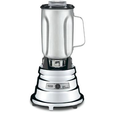Imagem de Waring Liquidificador comercial BB900S 1/2 HP cromado com recipiente de aço inoxidável de 946 ml, 1 litro