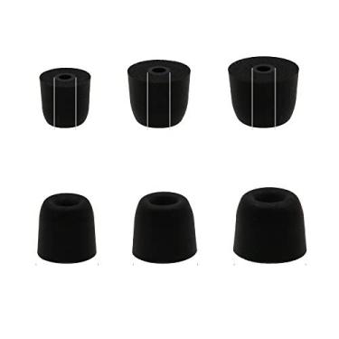 Imagem de ALXCD Ponta de ouvido para fone de ouvido Shure SE Series, 3 pares (P/M/G), espuma viscoelástica macia com isolamento de ruído, adequada para Shure SE115 SE210 SE215 SE315 SE425 SE535 SE846 [3 pares