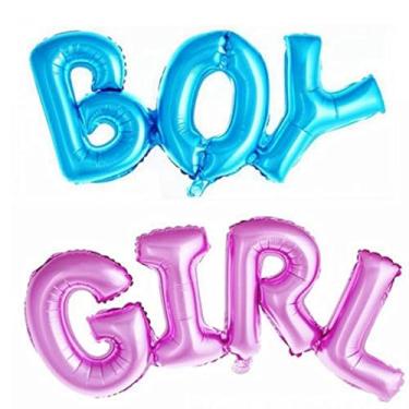 Imagem de Simple polymer Balões de letras do alfabeto para meninos e meninas Balões de alumínio Mylar para decoração de festa