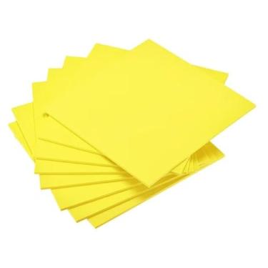 Imagem de EVA Sheet, 5mm Thick EVA Foam Sheets Spone Foam 10x10 Inch Craft Eva Sheets DIY Handmade Model Making Material 8pcs(Yellow)
