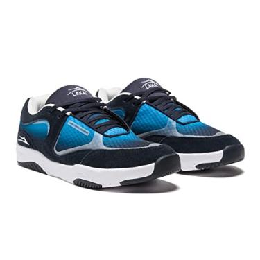 Imagem de Lakai Calçados de skate e desbotamento, Camurça degradê azul-marinho, 10.5