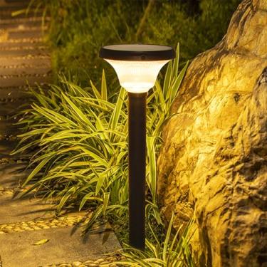 Imagem de Lâmpada de gramado solar ao ar livre contemporânea à prova d 'água Villa Jardim Pátio Bairro Residencial Bairros Lâmpada de gramado (Estilo 21 H60CM Solar 1PCS)