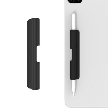 Imagem de LOVE MEI Capa de silicone para lápis, compatível com Apple Pencil, Apple Pencil 1ª/2ª geração, adesivo forte anexado à capa do iPad para canetas Stylus (Balck)