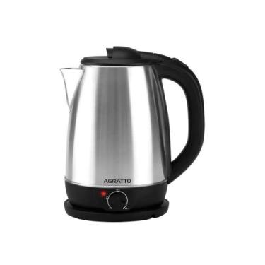 Imagem de Chaleira Elétrica Aroma Inox 2,2 Litros Agratto 127V, 16782, 110V
