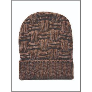 Imagem de Touca Gorro Feminino E Masculino Outono E Inverno De Trico Em Lã Uniss