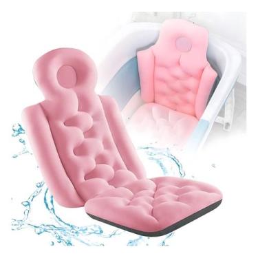 Imagem de Almofada De Banho Azul Para Adulto Imersão Relaxante Tibaby, Rosa