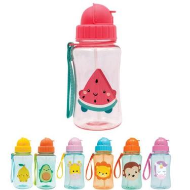 Imagem de Garrafinha Animal Fun e Frutti 400 ml Sucos Chás Água Infantil Buba, 4