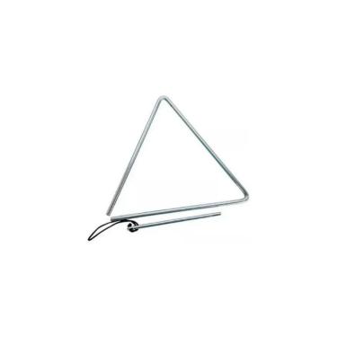 Imagem de Triângulo Phx Music 25Cm X 8Mm 79 Aço Cromado Batedor Cordão