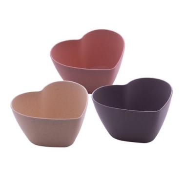 Imagem de Bowl Coração de Bambu e Pp Lines Cor Sortida 14x7cm 2386 - Lyor - LYOR