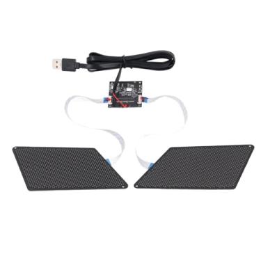 Imagem de Olhos de LED, Letreiro de Mochila do Painel de Olhos LED, Controle de Texto Personalizado de Controle de Aplicativo, Placa de Tela de LED Brilhante para Negócios de Motocicletas