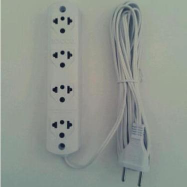 Imagem de Extensão Elétrica Filtro De Linha 4 Tomadas 3 Metros Régua - Cosmo