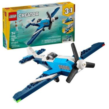 Imagem de Lego Creator 3 Em 1 Aeronave Avião De Corrida 178 Pçs7+31160