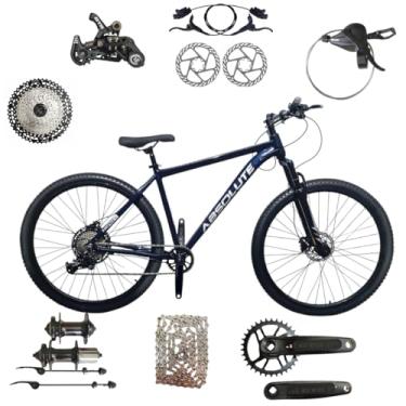 Imagem de Bicicleta Aro 29 Absolute Nero 5 12 velocidades MTB Aluminio Freio Hidráulico Suspensão 80mm Unissex (Azul Marinho, 19)