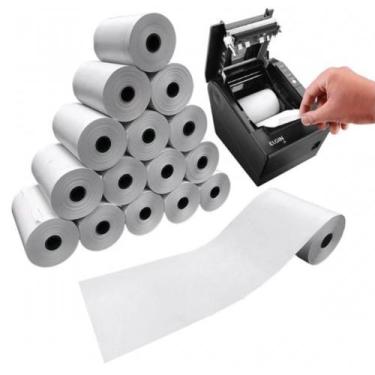 Imagem de Bobina para Cupom Fiscal Impressora Térmica 80x40 Caixa C/ 30 Unidades