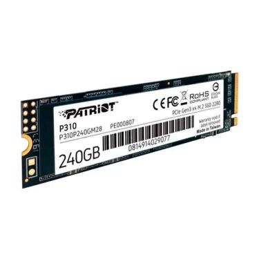 Imagem de Hd Ssd M.2 Nvme 240gb Patriot P310