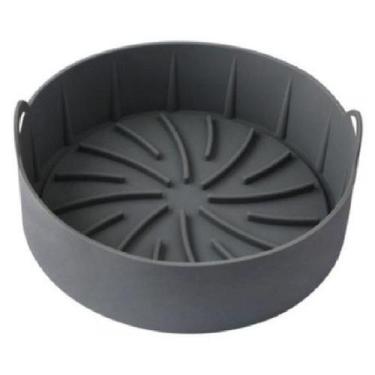 Imagem de Forma de silicone p/fritadeira air fryer red.22x22cmx8,5cm - CLINK