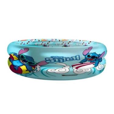 Imagem de Piscina Inflável Infantil 37 L - STITCH - Etitoys