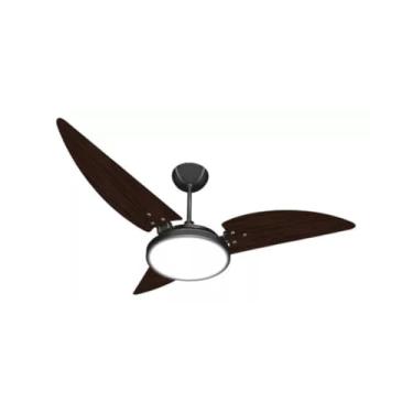 Imagem de VENTEX VENTILADOR TETO MARAGOGI BF 6500K 127V PRETO/TABACO (900)