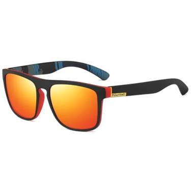 Imagem de Óculos de Sol Masculino Polarizado Square Vintage Luxo Com Proteção 400uv - Original (Vermelho)