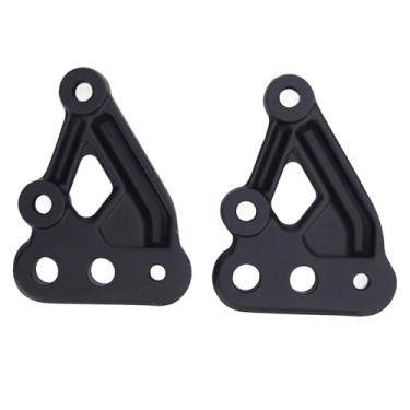 Imagem de Par de Suportes de Footpeg de Liga de Alumínio para Talaria Picada X3 Mx3 Mx4 - Leve e Robusta Motocicleta Pedal de Motocicleta Substituto Em Preto