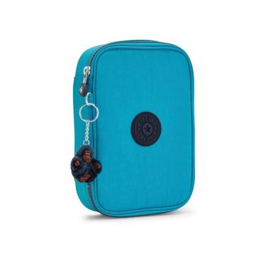 Imagem de Estojo Kipling 100 Pens Verde Ki09405 + Chaveiro Don