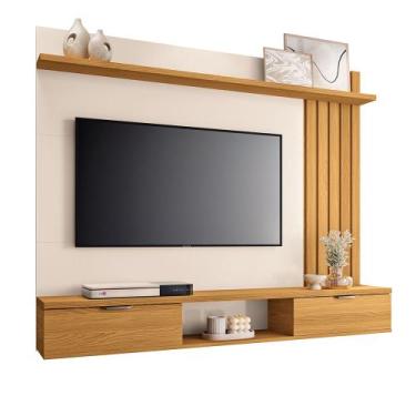 Imagem de Painel Suspenso Decorativo Ripado MDP/MDF Portas Basculantes Lets Off 