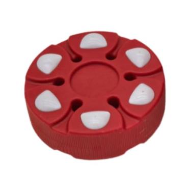 Imagem de Colaxi Puck de hóquei de rolo, disco de hóquei, bola de hóquei para jogo de treinamento, Vermelho