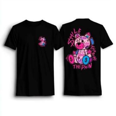 Imagem de Camiseta Urso Smile The Pain - REF1493-Masculino