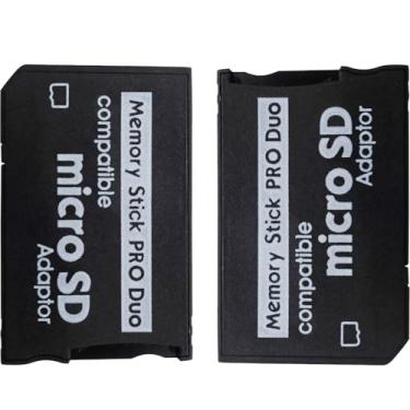 Imagem de Adaptador de Memory Stick PSP, Funturbo Micro SD para Memory Stick PRO Duo MagicGate Card para Sony PlayStation Portátil, Câmera, Câmera Handycam