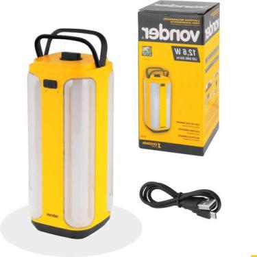 Imagem de Lanterna Luz de Emergência Portátil Bateria Recarregável Led Dimerizáv