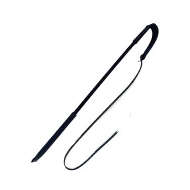 Imagem de IEUDNS Treinamento para cães Teaser Whip Wand Wand Pet Obedience Correction Tool para mascar entretenimento perseguindo treinamento de agilidade, Preto