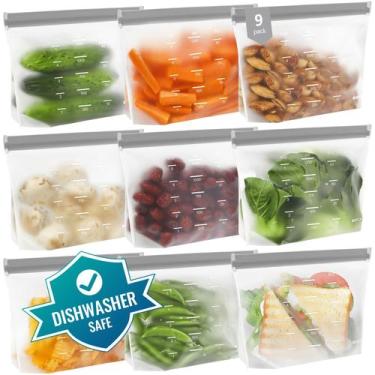 Imagem de Sacos de armazenamento reutilizáveis IDEATECH Stand Up PEVA BPA Free