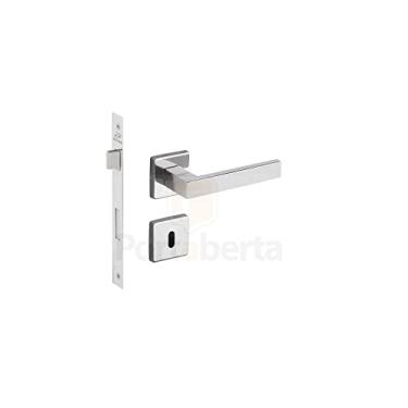 Imagem de FECHADURA PORTA INTERNA QUARTO HATO 2 IMAB INOX POLIDO CROMADA MAQUINA 55MM